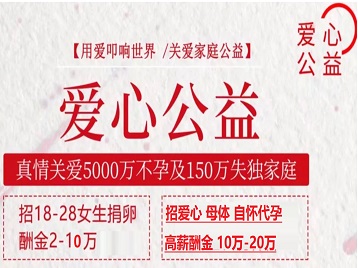 南郑捐卵助孕生子 爱心志愿者招募